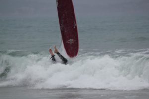 chute en surf